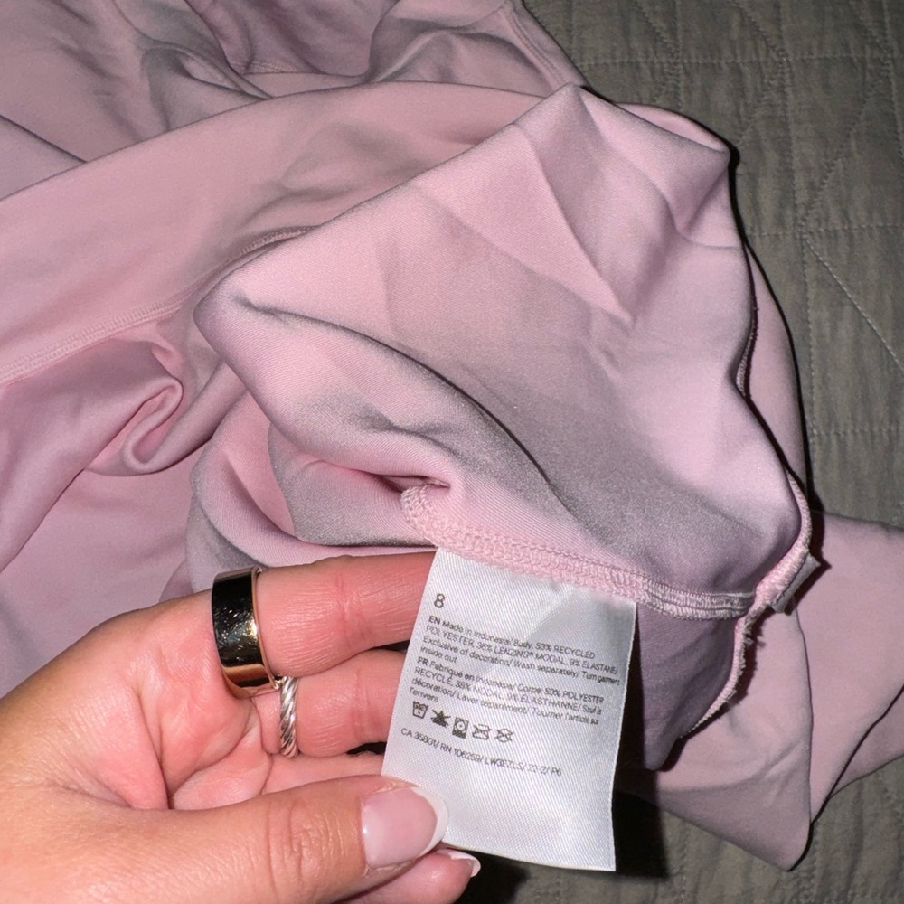 Lululemon SoftStreme Perfectly Oversized Cropped Crew in Strawberry Milkshake